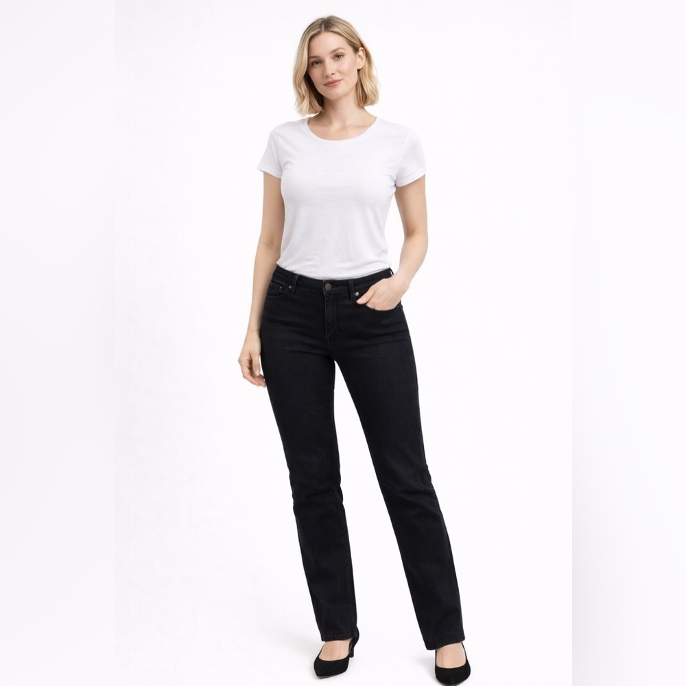 H&M Straight Leg Jeans in Black